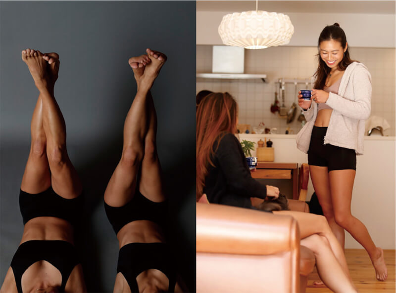 HUG you吸収型サニタリーショーツの使用イメージ