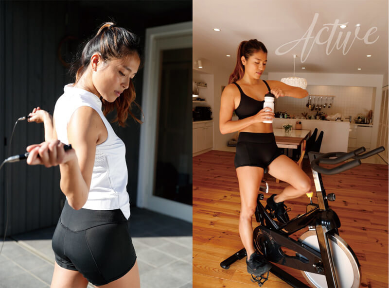 HUG you吸収型サニタリーショーツのトレーニングイメージ