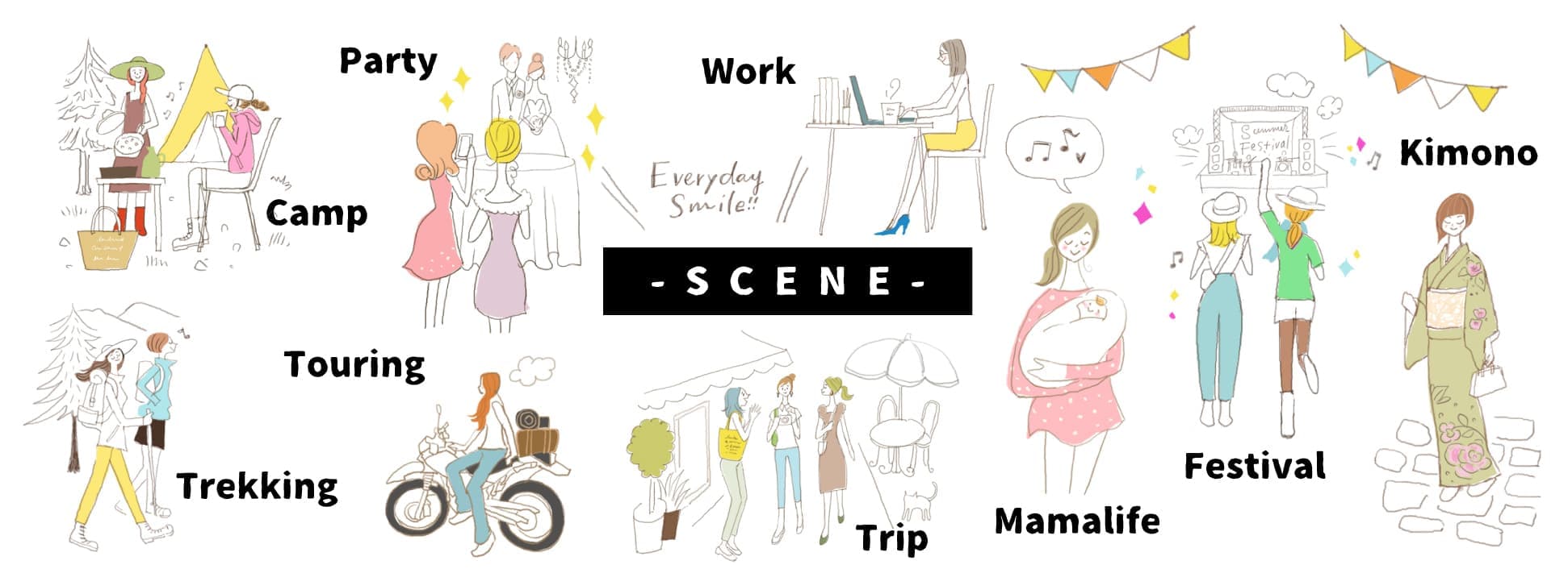 HUG you吸収型サニタリーショーツの活用シーン